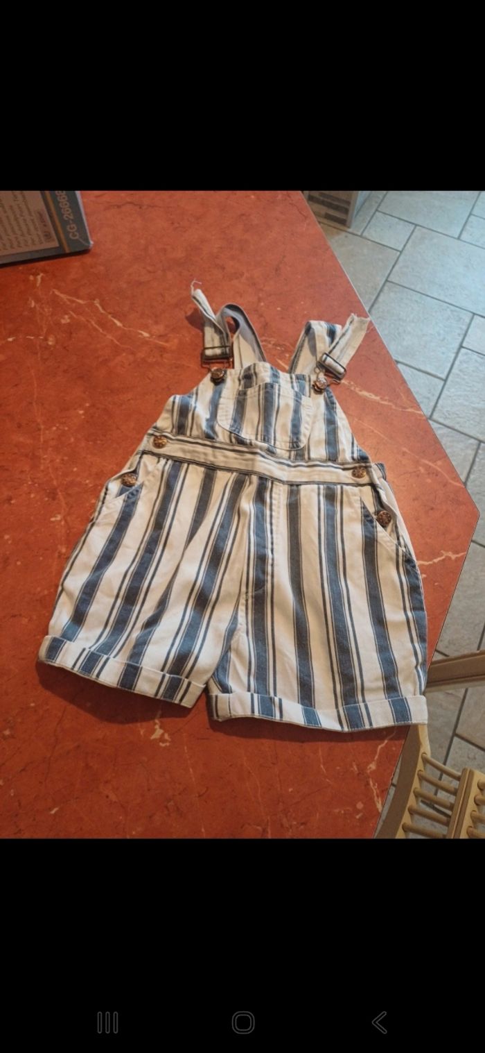 Salopette courte bébé taille 18 mois