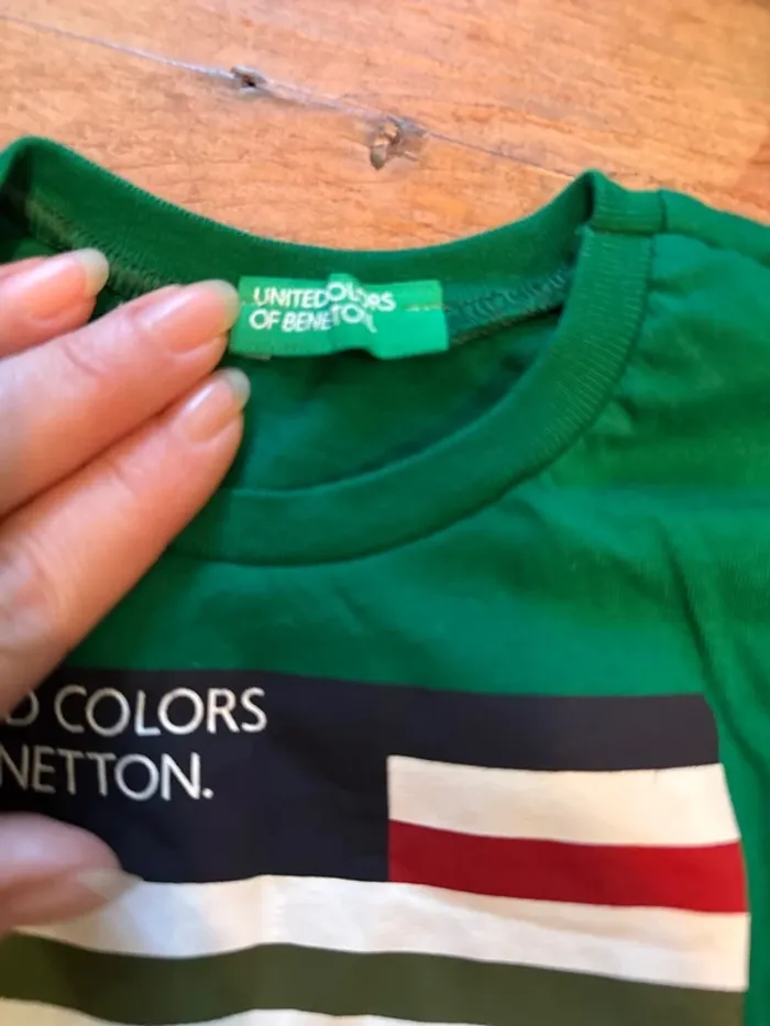 Benetton 12/18 mois tee shirt - photo numéro 2