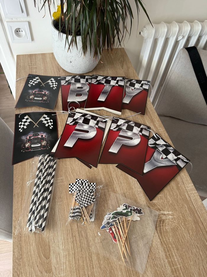 Déco anniversaire voiture