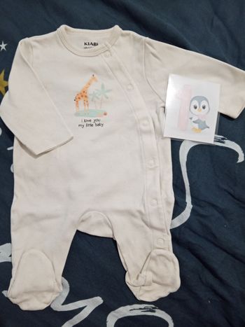 Pyjama "girafe" _ 1 mois