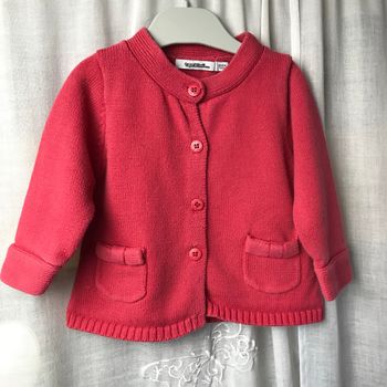 Gilet rose saumon 12 mois Tape à l’œil