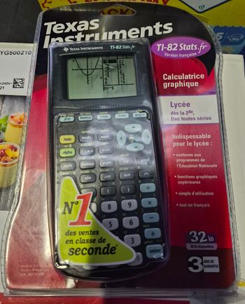 Calculatrice TEXAS INSTRUMENTS TI82 Stats.fr Lycée général et professionnel.