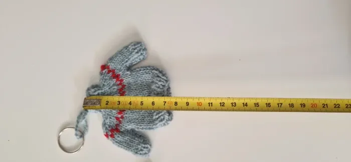 Lot de 2 portes-clé tricot - photo numéro 5