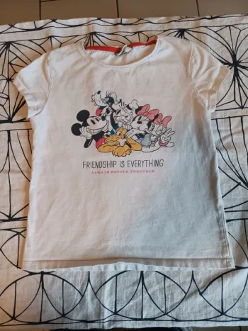 T-shirt Disney, 10 ans, fille, garçon, mixte.