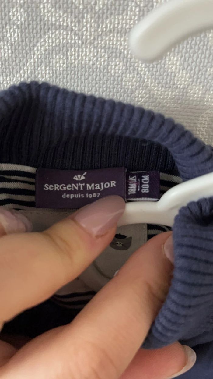 Veste matelassée Sergent Major Marine 18 mois - photo numéro 3