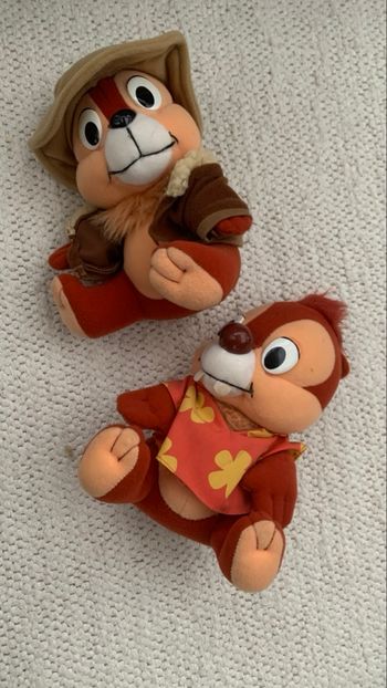 2 peluches Tic et Tac