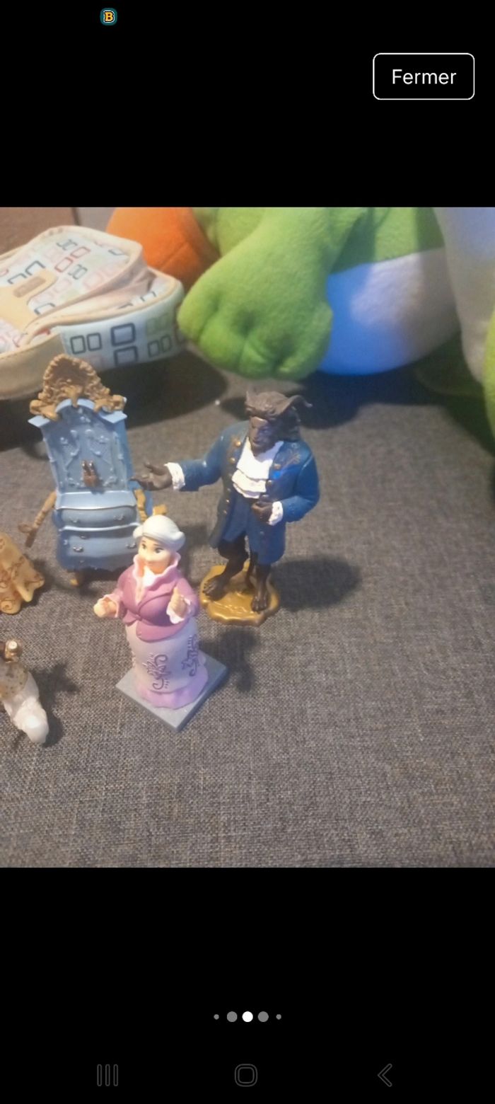 Figurine belle et la bête - photo numéro 6