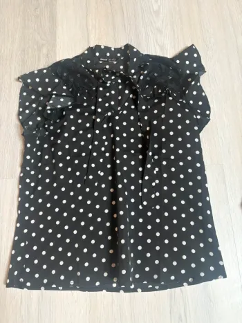 Blouse à pois