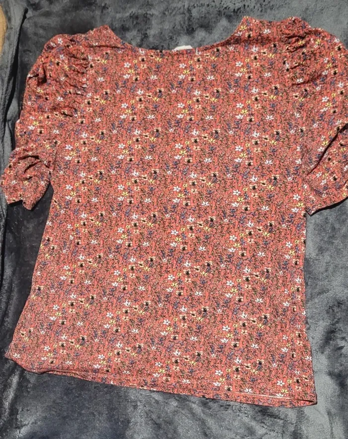 T-shirt Bonobo fleurs - photo numéro 5