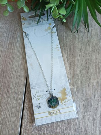 Pendentif collier enfant Harry Potter serpentard 