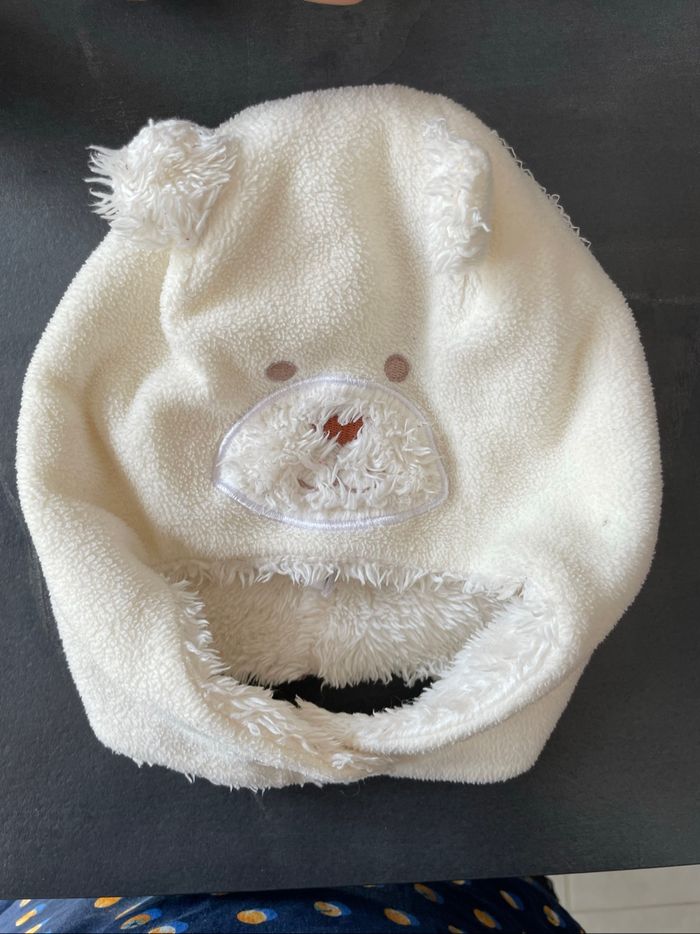 Manteau chaud bonnet moufle - photo numéro 2