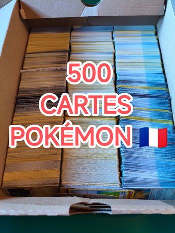 500 cartes Pokémon 