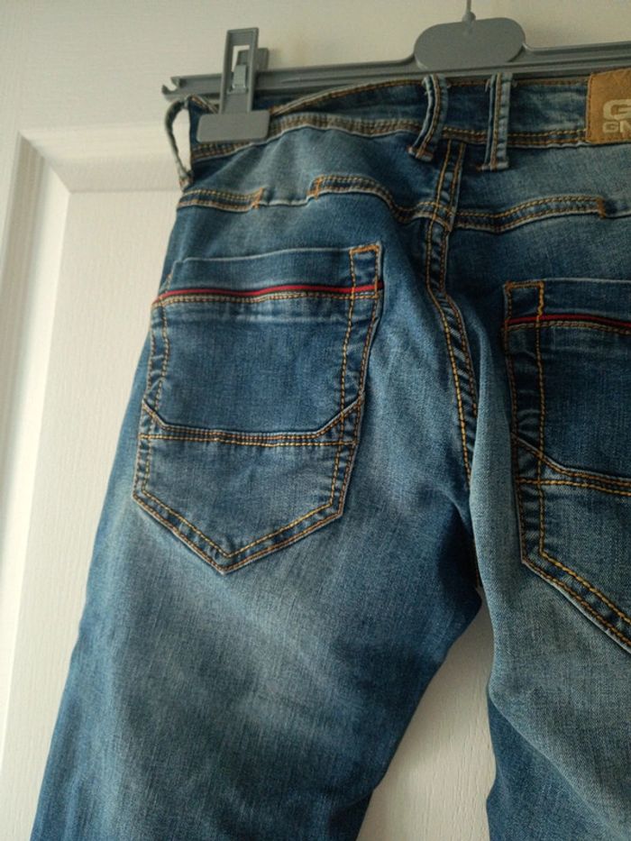 Jeans Guru taille 42 coloris bleu - photo numéro 8