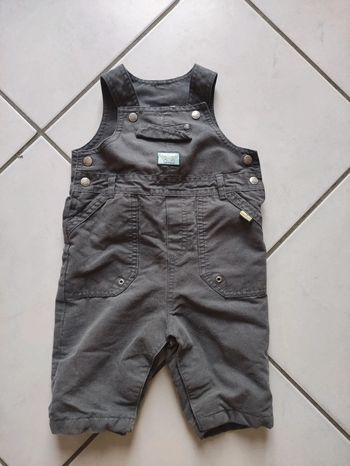 Salopette grise sergent major 6 mois