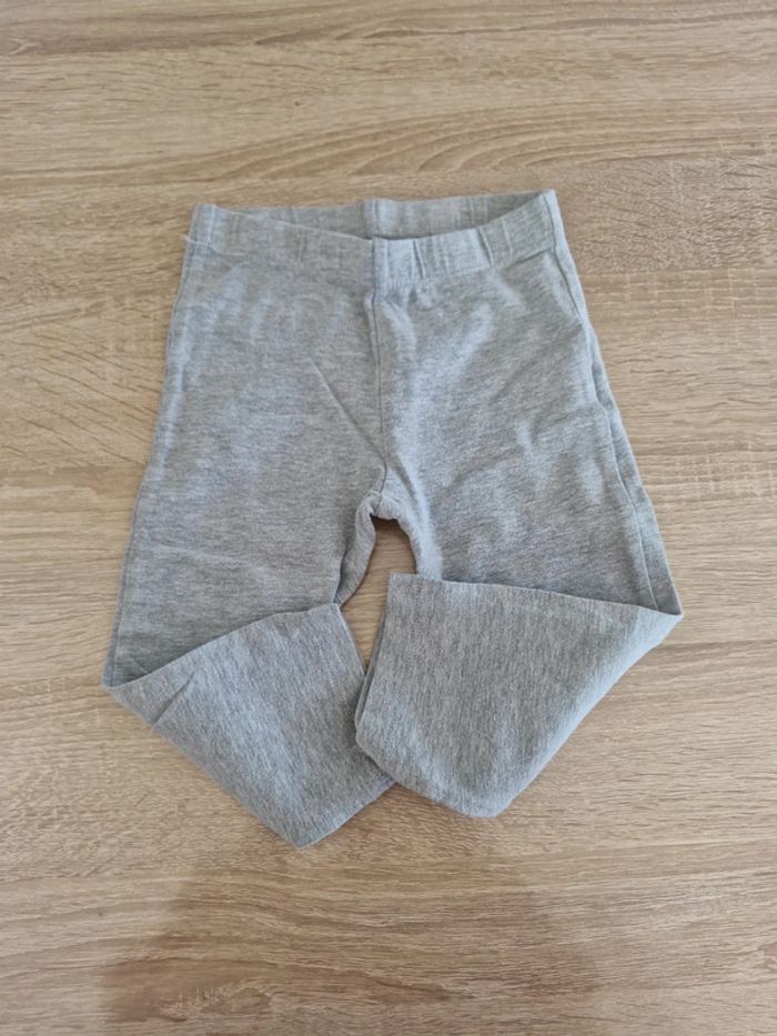 Legging court gris