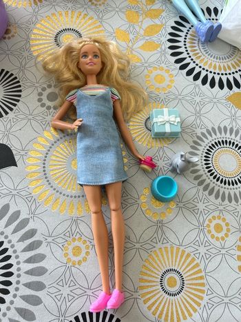 Barbie avec son lapin
