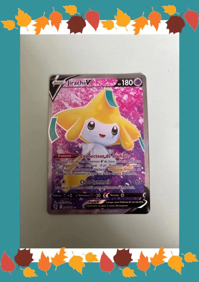 Carte Pokémon jirachi 170/189 astres radieux