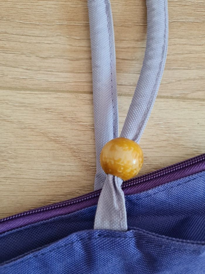 Grand sac de plage flamand rose coquillage - photo numéro 2