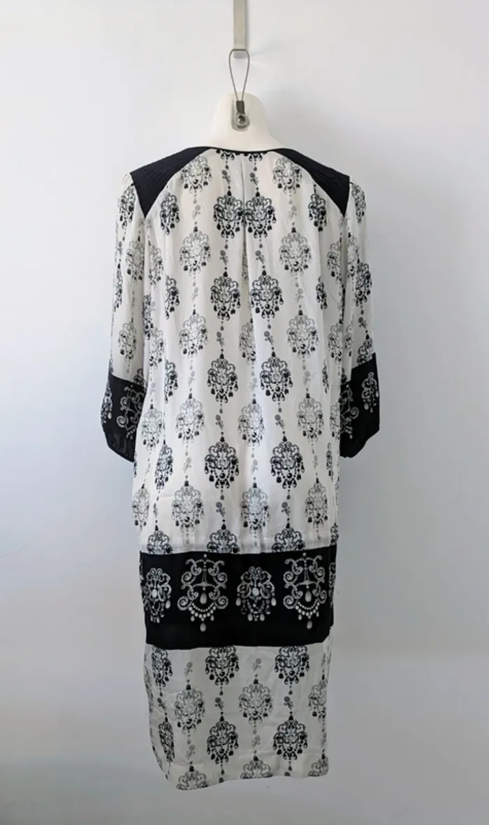 Robe d'été fluide manches 3/4 - Indies - taille 38 - photo numéro 2