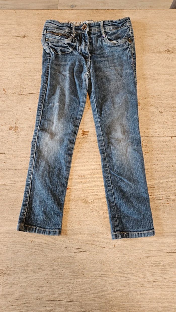 Jean s bleu fille, ajustable à la taille, Emoi by Emonite, 6 ans