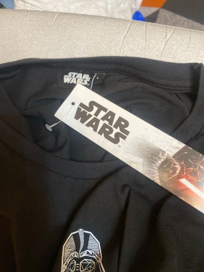 Tee shirt noir coton imprimé Star Wars taille L neuf - n98i - photo numéro 5