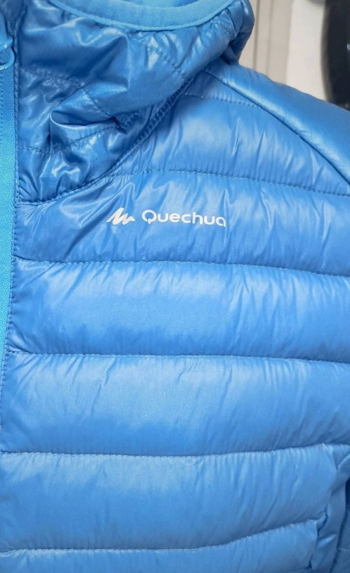 Veste matelassée turquoise Quechua - photo numéro 2