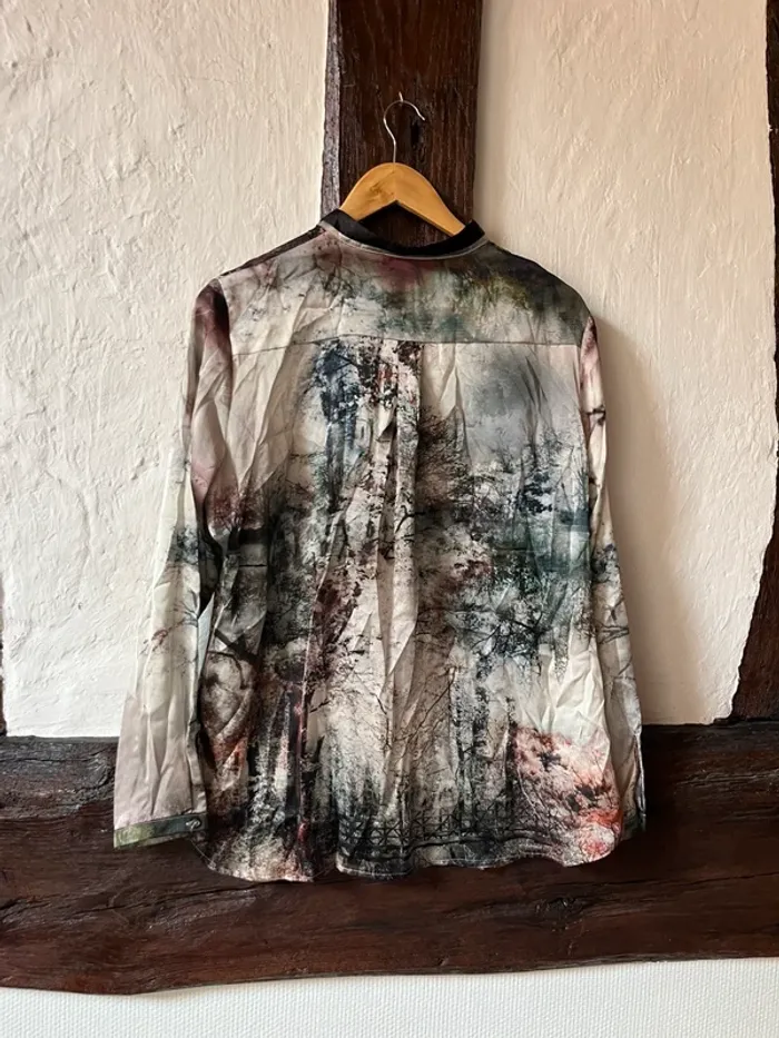 Chemise imprimée forêt SYM - taille 42 - Originale et élégante - photo numéro 2
