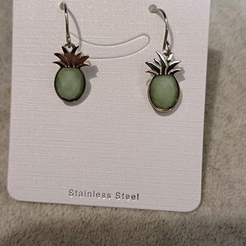 Boucles d'oreilles en acier inoxydable