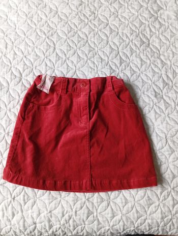 Jupe velours 6 ans