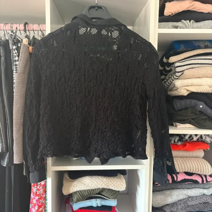 Chemise en dentelle Impérial • noir • 36 🌼 - photo numéro 2