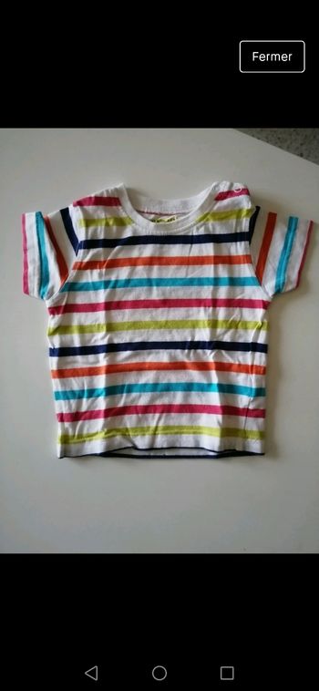 T-shirt coloré 6 mois