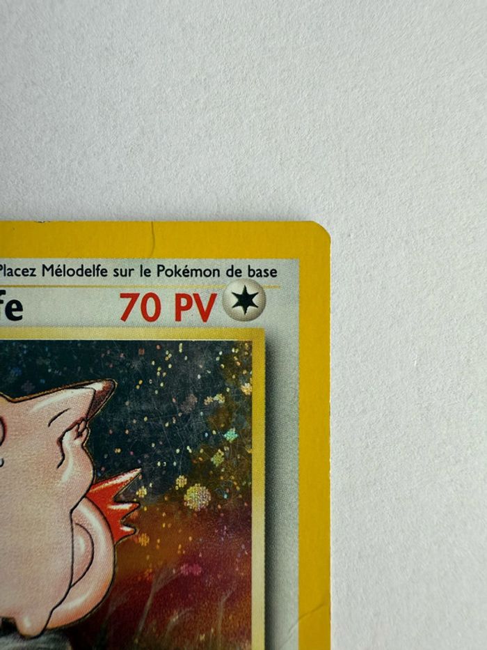 Carte Pokémon Mélodelfe 1/64 Holographique - Jungle édition 2 Wizards - FR - Usée - photo numéro 5