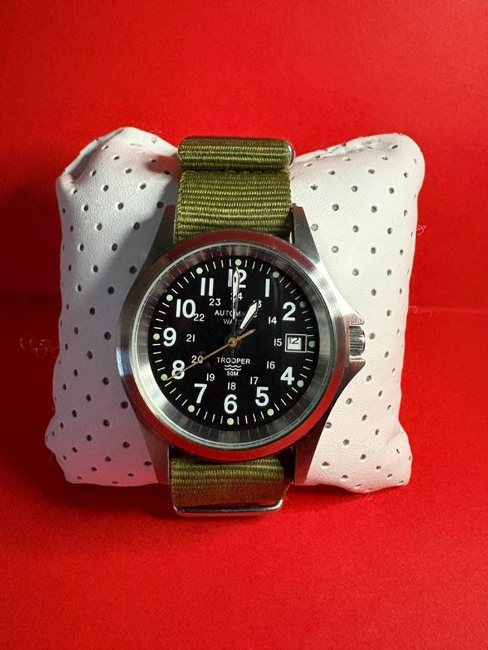 Montre trooper automatique militaire - photo numéro 3