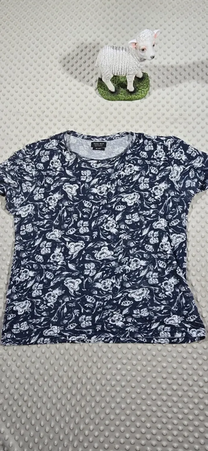 T shirt 100% lin zara L