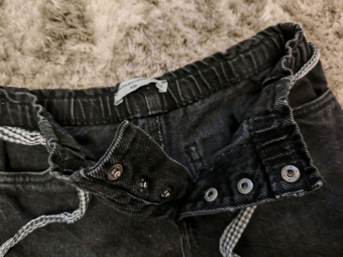 Short en jean noir - photo numéro 3