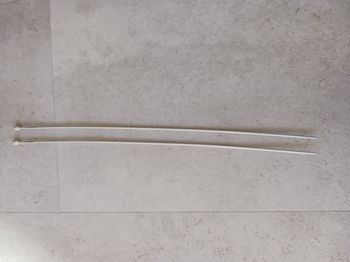 Aiguilles à tricoter n° 3 longueur 40 cm grise