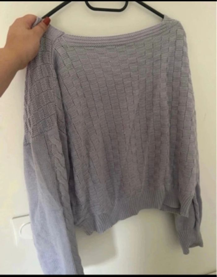 Pull chaud en maille - photo numéro 2