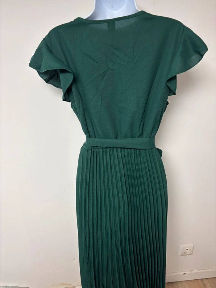 Robe chic  vert émeraude neuve - photo numéro 8