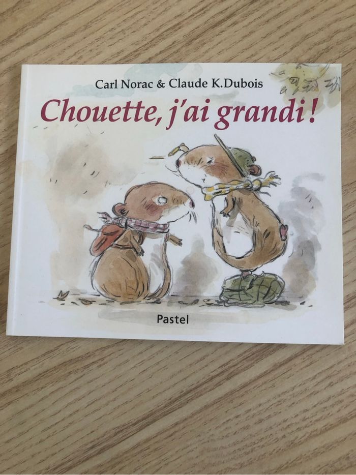 Livre chouette j’ai grandi