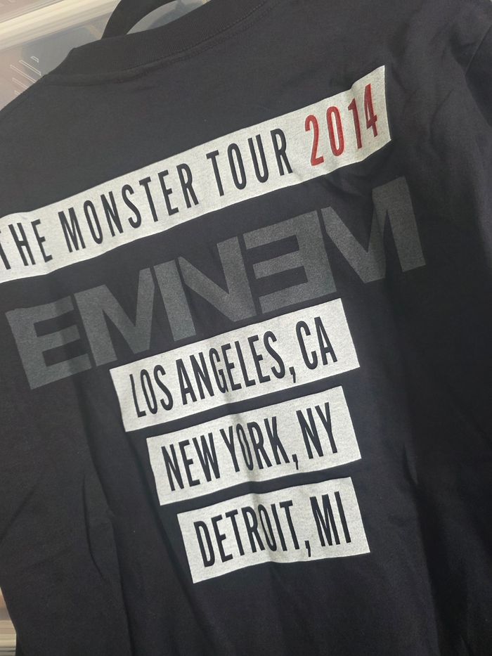 T-shirt rétro Eminem rapper hiphop vintage L - photo numéro 4