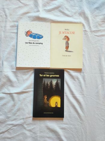 Lot de 3 livres l'école des lois