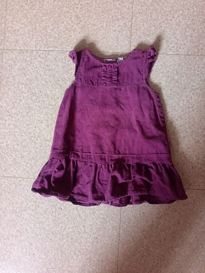 Robe velours 12 mois