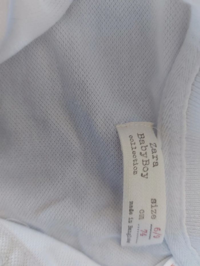 Polo bébé zara 6/9 mois - photo numéro 3