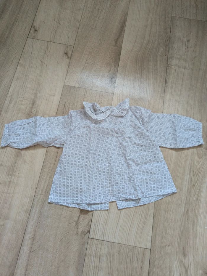 Lot 8 blouses légères 12 mois 74cm - photo numéro 9