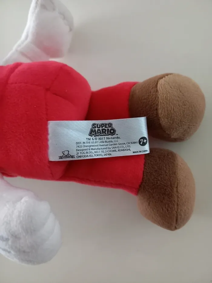 Peluche Super Mario fleur de feu Nintendo - photo numéro 4