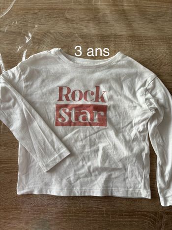 Tee shirt rock star KIABI t.3ans
