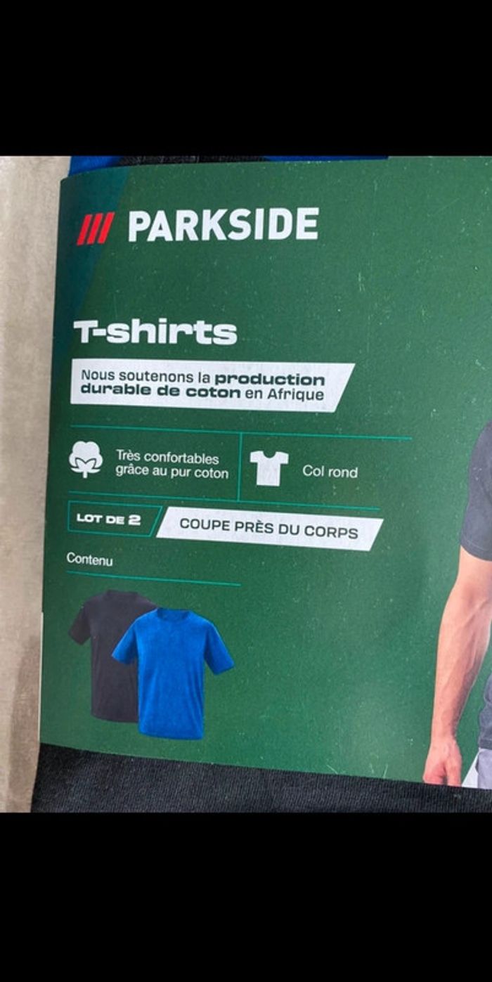 Lot de 2 tee-shirts homme taille S neufs - photo numéro 2