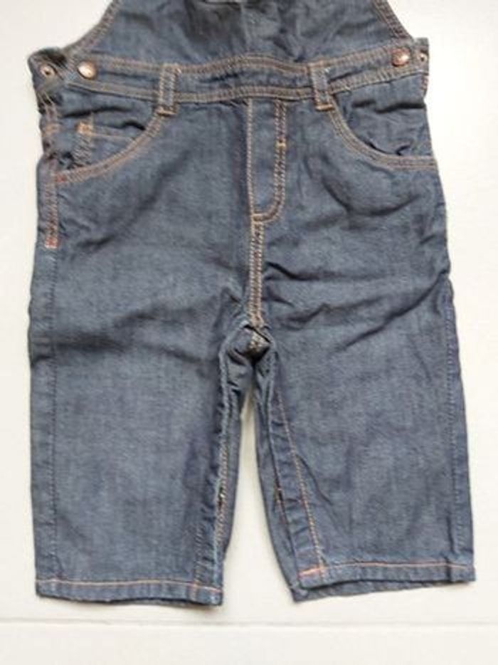 Salopette en jeans 6 mois - photo numéro 4