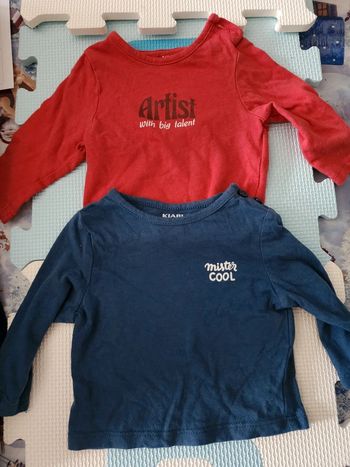 T-shirt a longues manches 1 mois