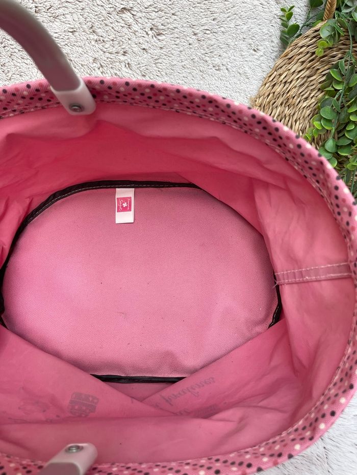 Petit panier à provision Rose - Françoise Saget - photo numéro 4